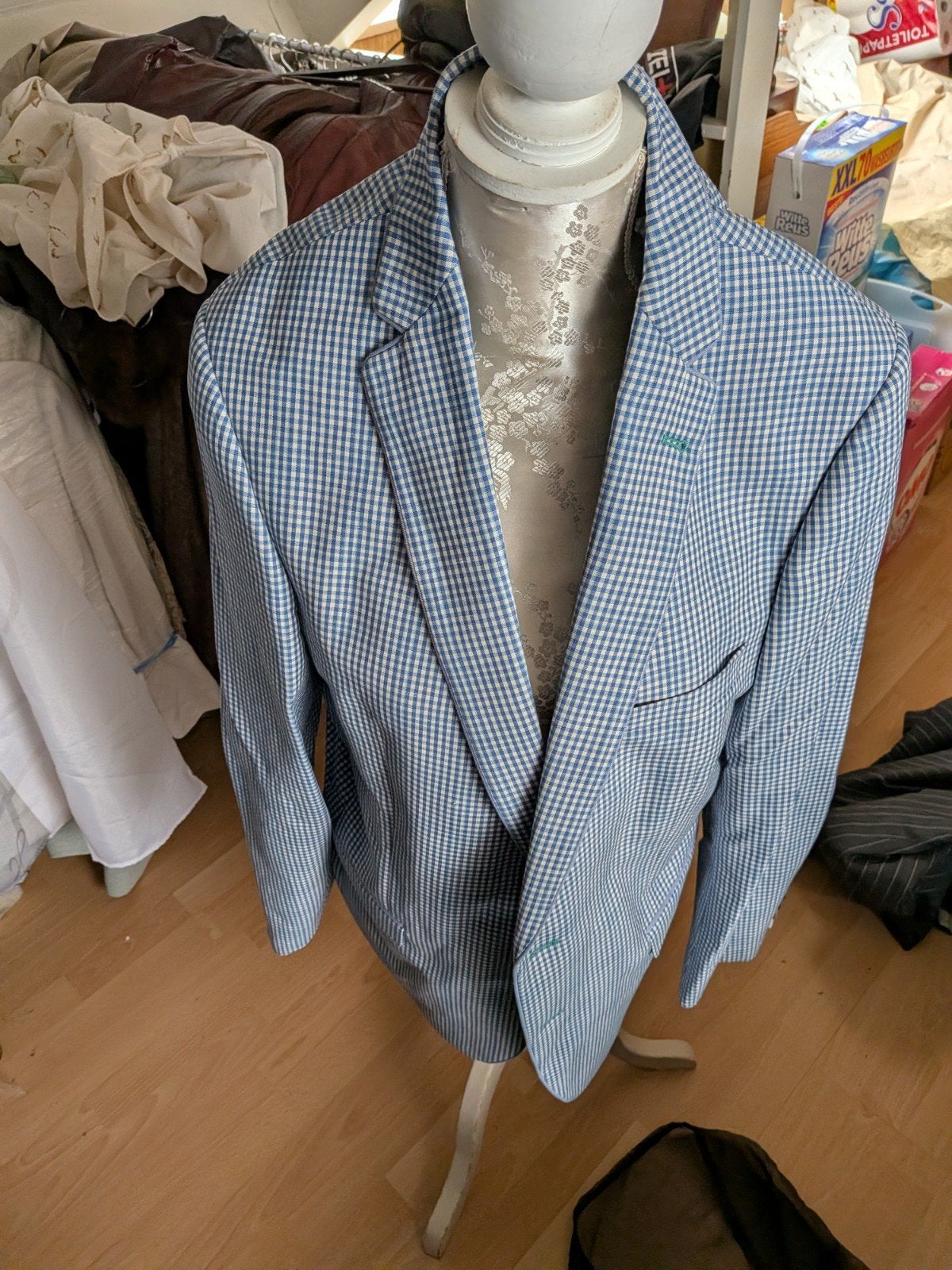 Peter van Holland Heren Blazer Maat 44R/54, Maat 52/54 (L), Blauw, Peter van Holland, Ophalen of Verzenden