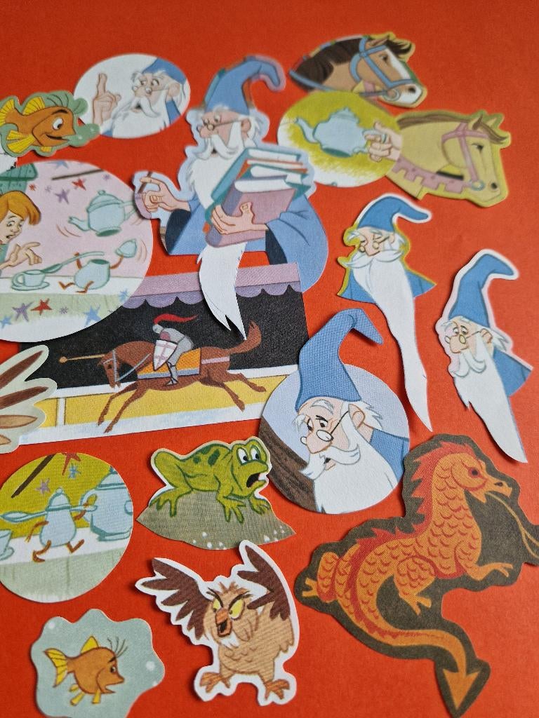 Disney - plaatjes voor journal, scrapbook, knutselen - MDT, Verzamelen, Verzenden, Overige figuren, Nieuw, Papier, Kaart of Schrift
