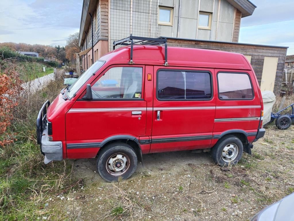 Subaru E10 DX uit 1992 1.0 RWD (sumo, libero), Auto's, Bestelauto's, Achterwielaandrijving, Origineel Nederlands, Grijs, Particulier