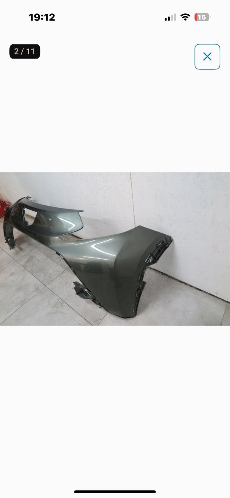 Toyota Aygo X Bumper Groen 2024 Schadevrij, Ophalen of Verzenden, Gebruikt, Toyota