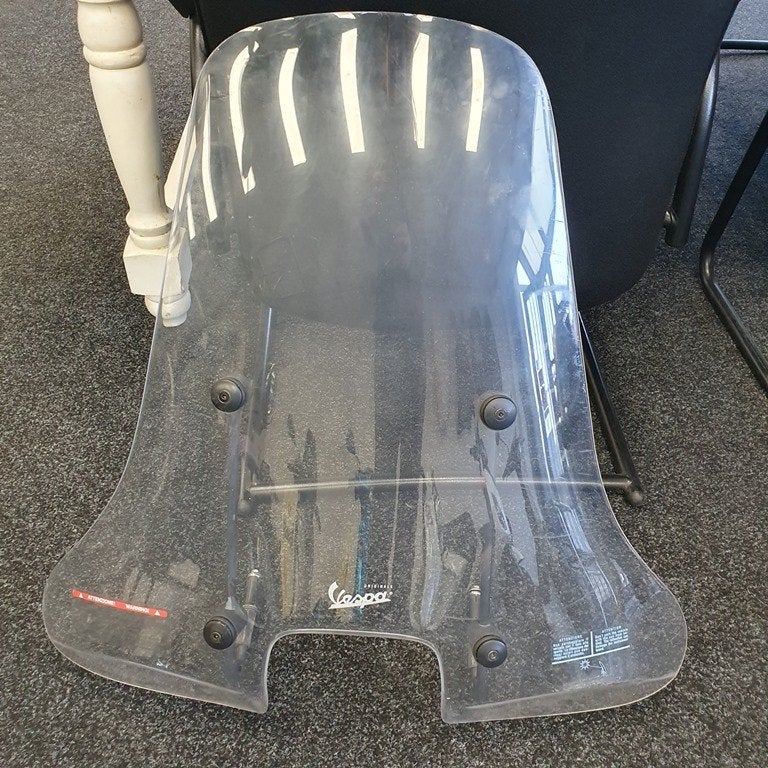 Hoog windscherm Vespa S origineel Piaggio Vespa met beugels, Ophalen of Verzenden, Gebruikt, Overige typen, Vespa