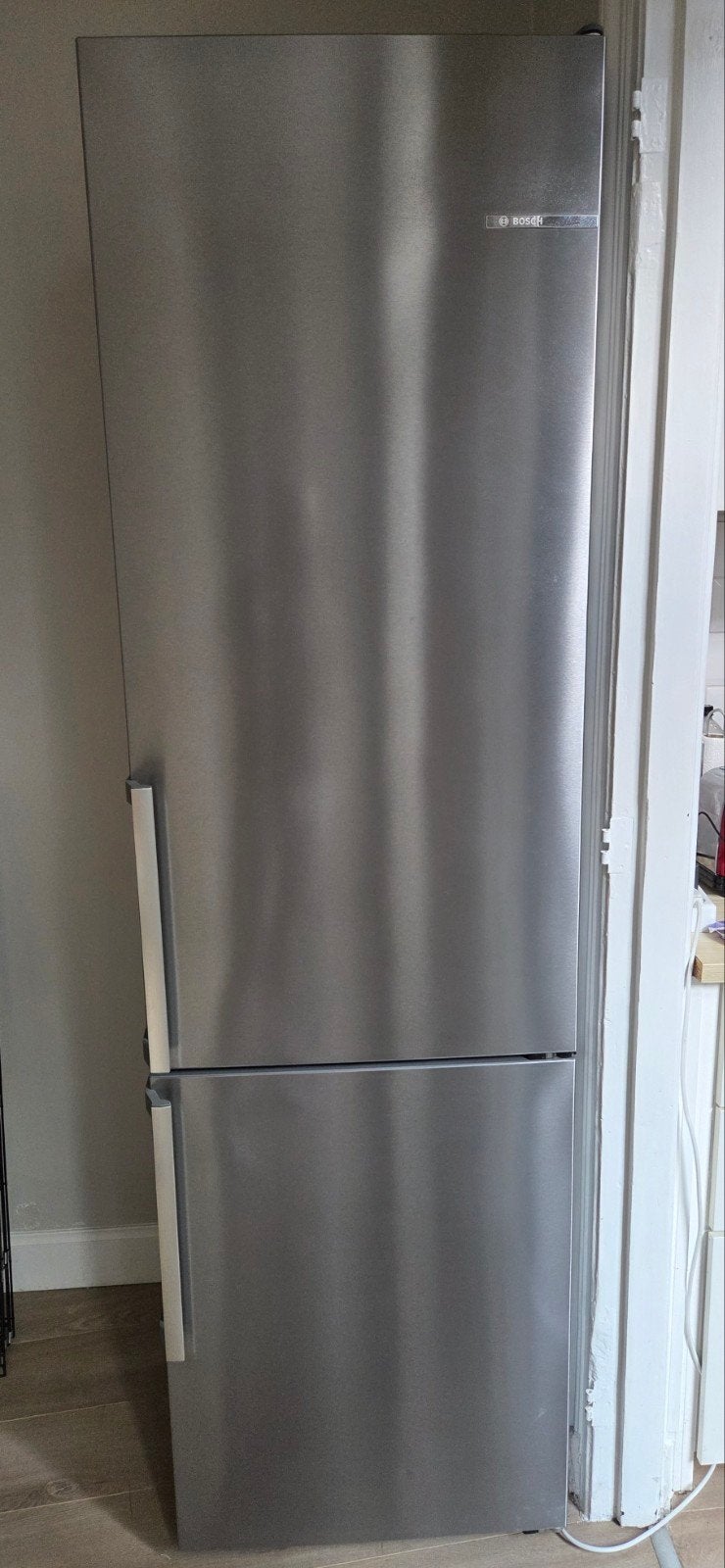 Bosch KGN39AIAT Koel-vriescombinatie - RVS Look, Ophalen, 200 liter of meer, 60 cm of meer, Met aparte vriezer