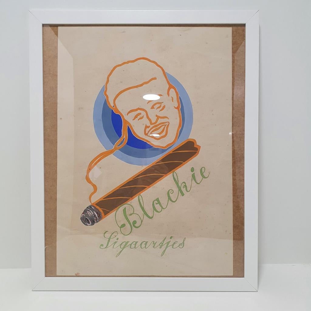 Blackie Senoritas reclame-affiche., Ophalen of Verzenden