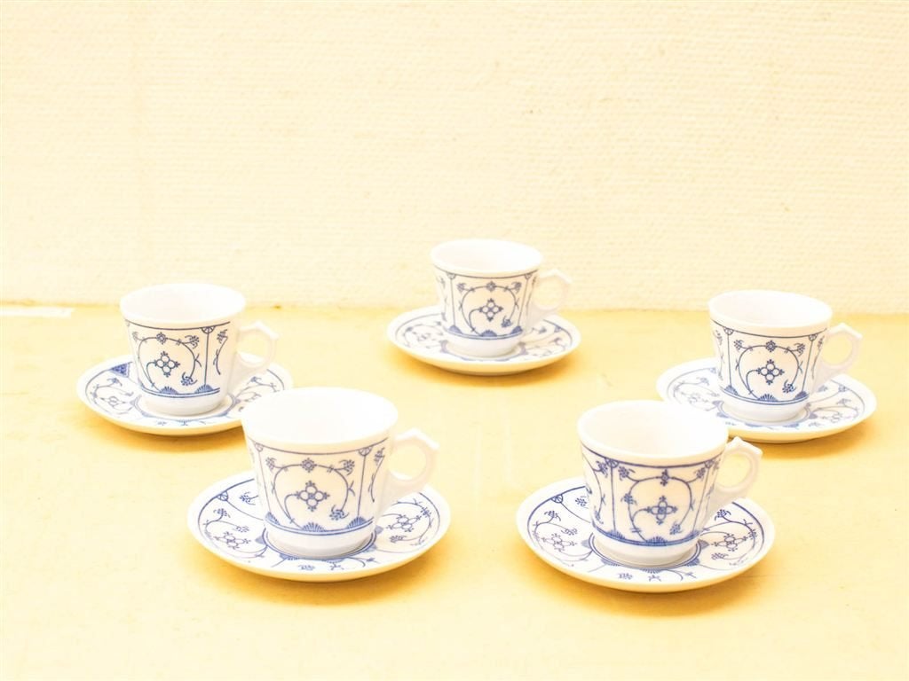 10 delig Blau Saks Jager eisenberg kop en schoteltjes 34533