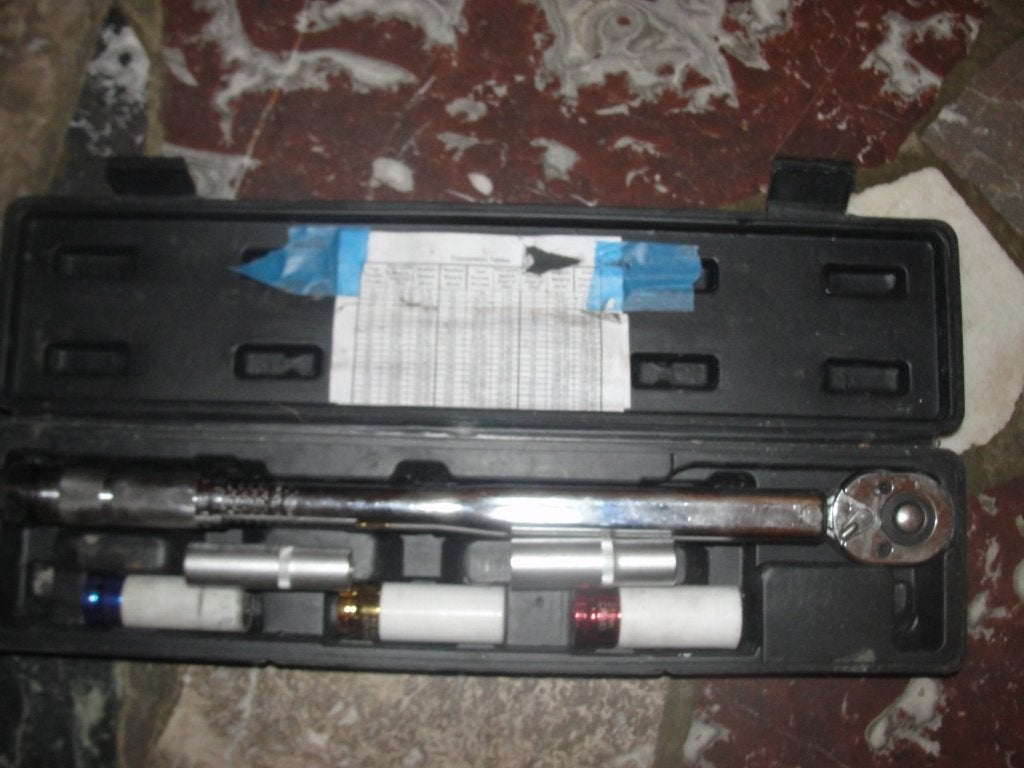Momentsleutel set met doppen, Ophalen of Verzenden, Gebruikt, Sleutel/ratel, Overige merken