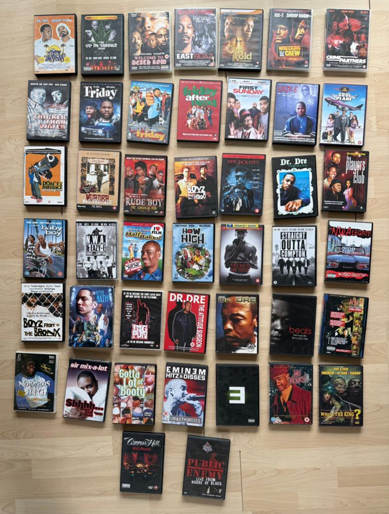 Hiphop / rap films verzameling, Ophalen of Verzenden, Gebruikt