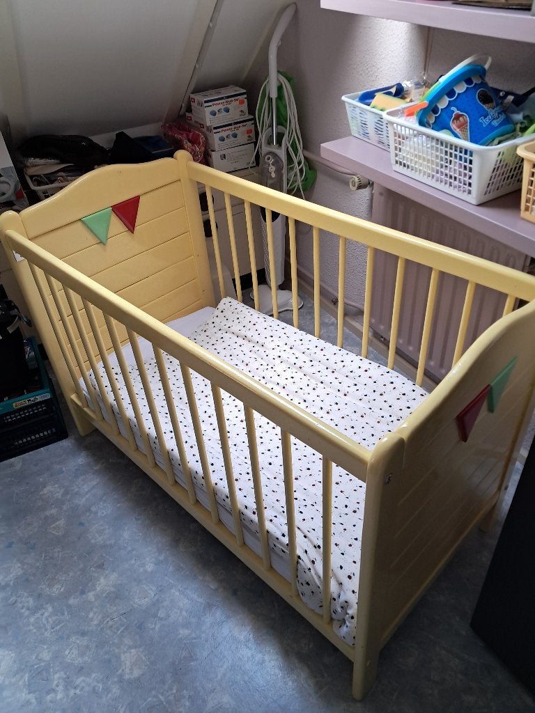 kinderbed 60 x 120, Kinderen en Baby's, Ophalen, Gebruikt, Minder dan 140 cm, Matras