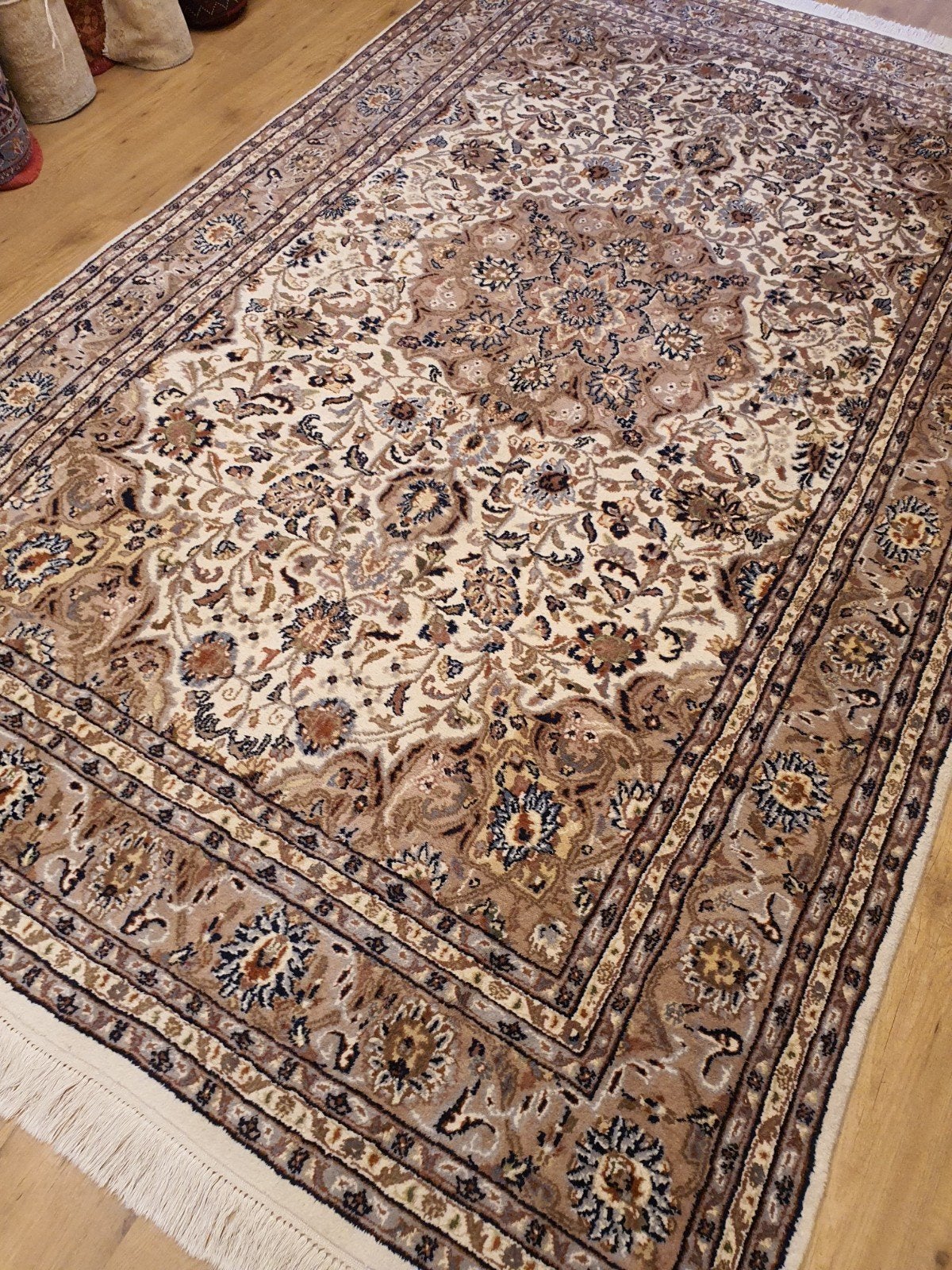 Vintage handgeknoopt perzisch oosters tapijt 315x184, Info@SlatsAntiek.nl, Tweedehands, Blauw, Perzisch