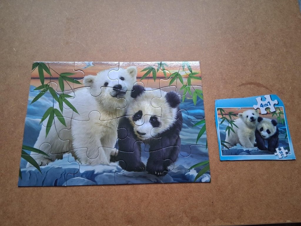 Dieren puzzel, Ophalen of Verzenden, 10 tot 50 stukjes, Zo goed als nieuw, 2 tot 4 jaar