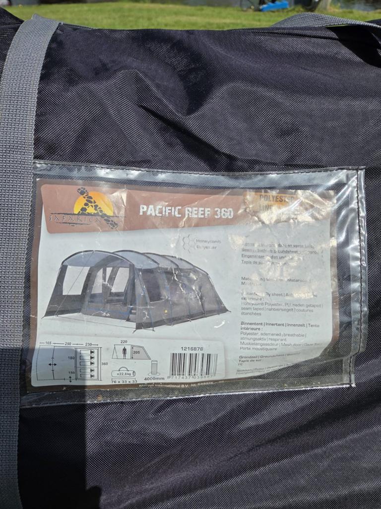 Tunneltent 5 personen, Ophalen, Gebruikt