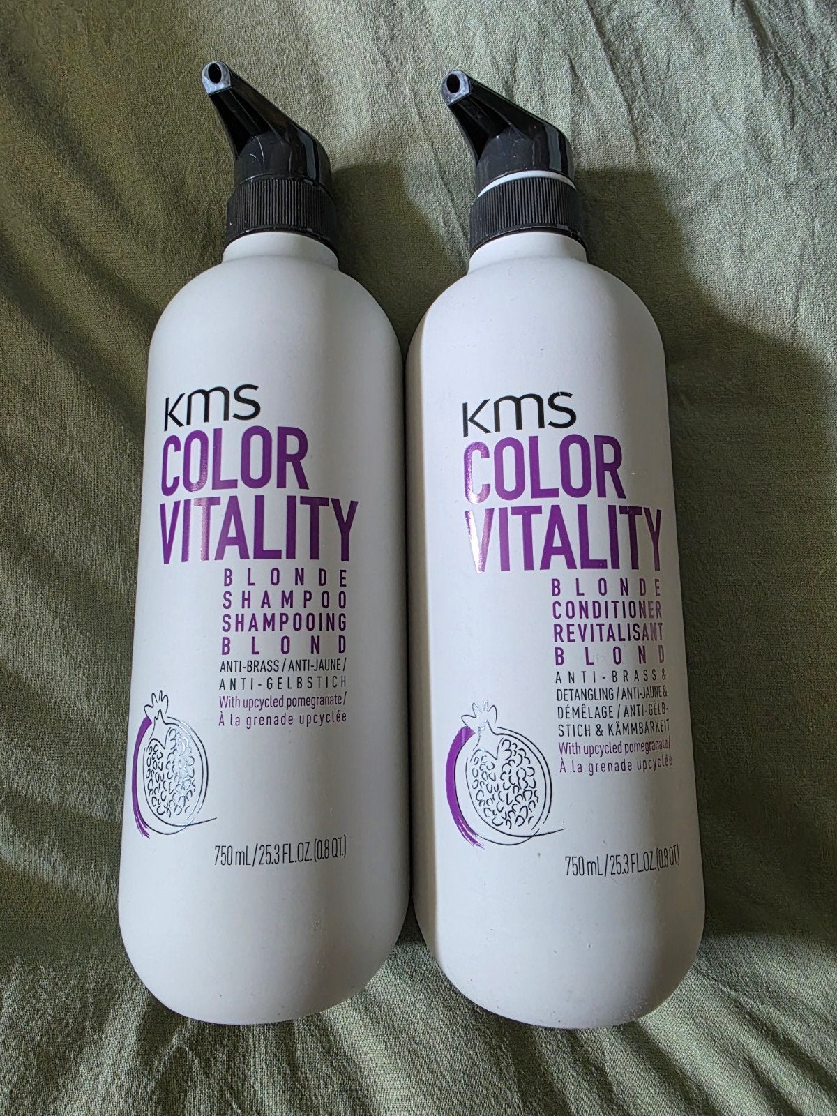 kms shampoo en conditioner blond. nieuw. 750ml, Ophalen of Verzenden, Nieuw, Shampoo of Conditioner