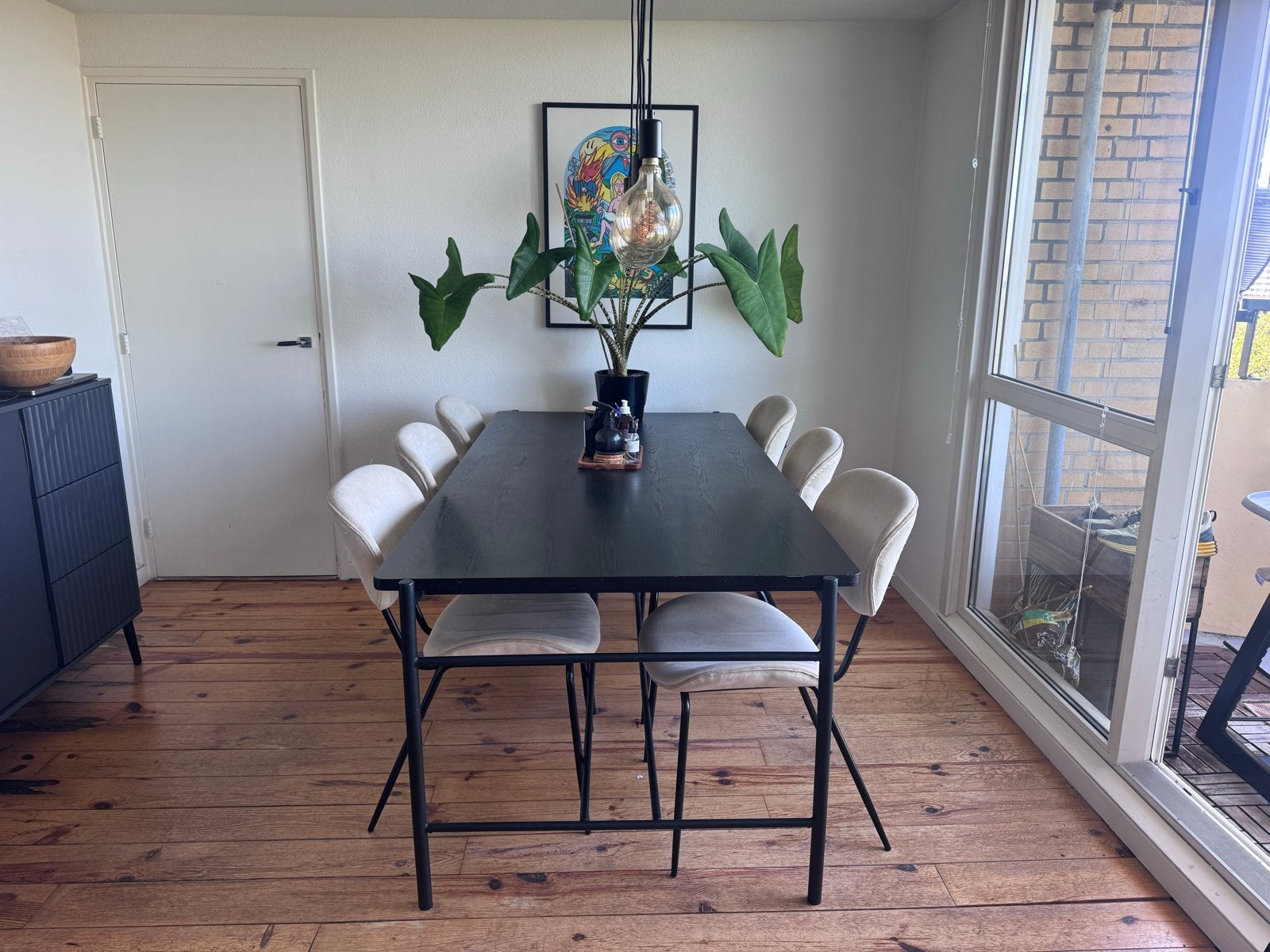 HAY eettafel voor 6 personen (zsm afhalen) - 200x100x76 cm, Huis en Inrichting, Tafels | Eettafels, Ophalen, Gebruikt, 100 tot 150 cm