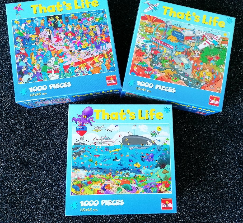 Nieuw in de doos: That's Life legpuzzels (3 stuks)., Ophalen of Verzenden, 500 t/m 1500 stukjes, Nieuw, Legpuzzel