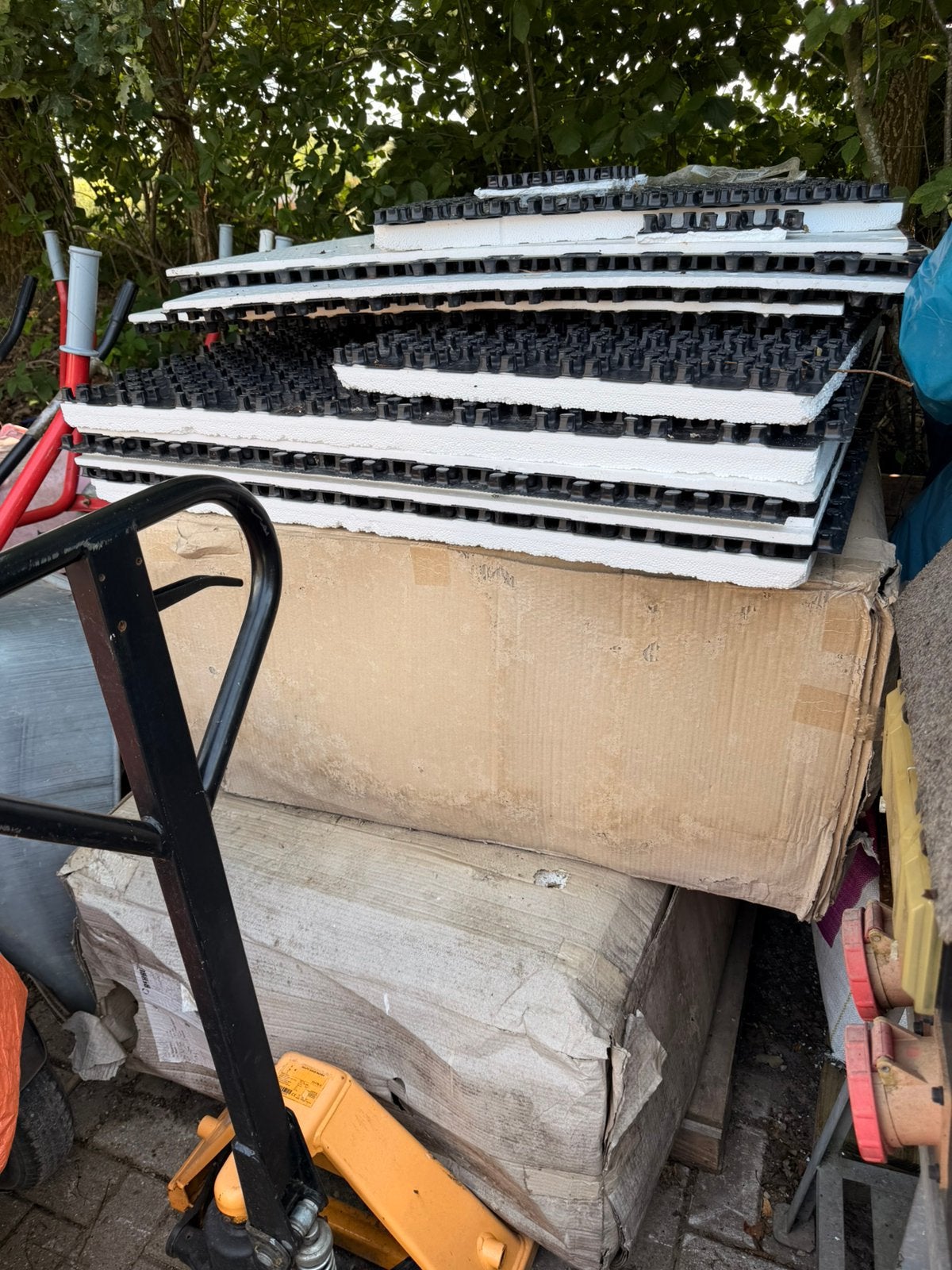 Vloer isolatie platen vloerverwarming, Overige materialen, Zo goed als nieuw, 15 m² of meer, Ophalen