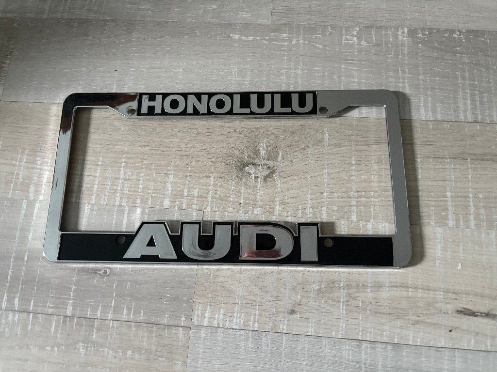 kentekenplaathouder Audi Honolulu, Ophalen of Verzenden, Nieuw