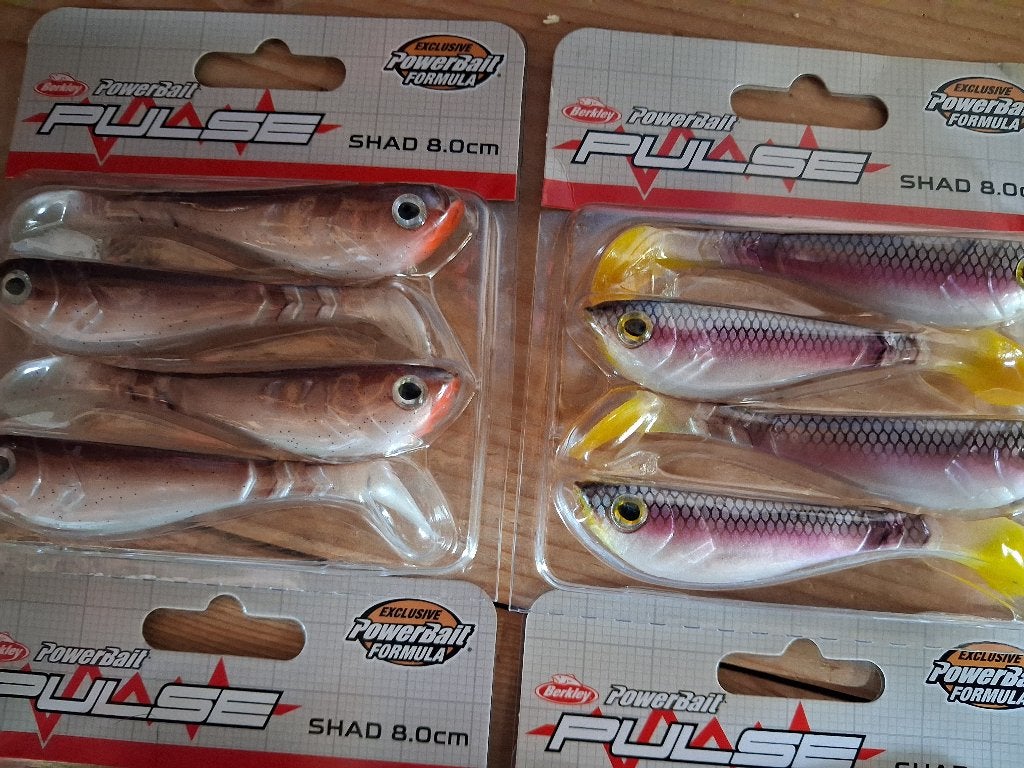 Berkley Pulse Shad 8cm (4-Packs) diverse kleuren..., Tinstraat, Overige typen, Nieuw, Ophalen of Verzenden