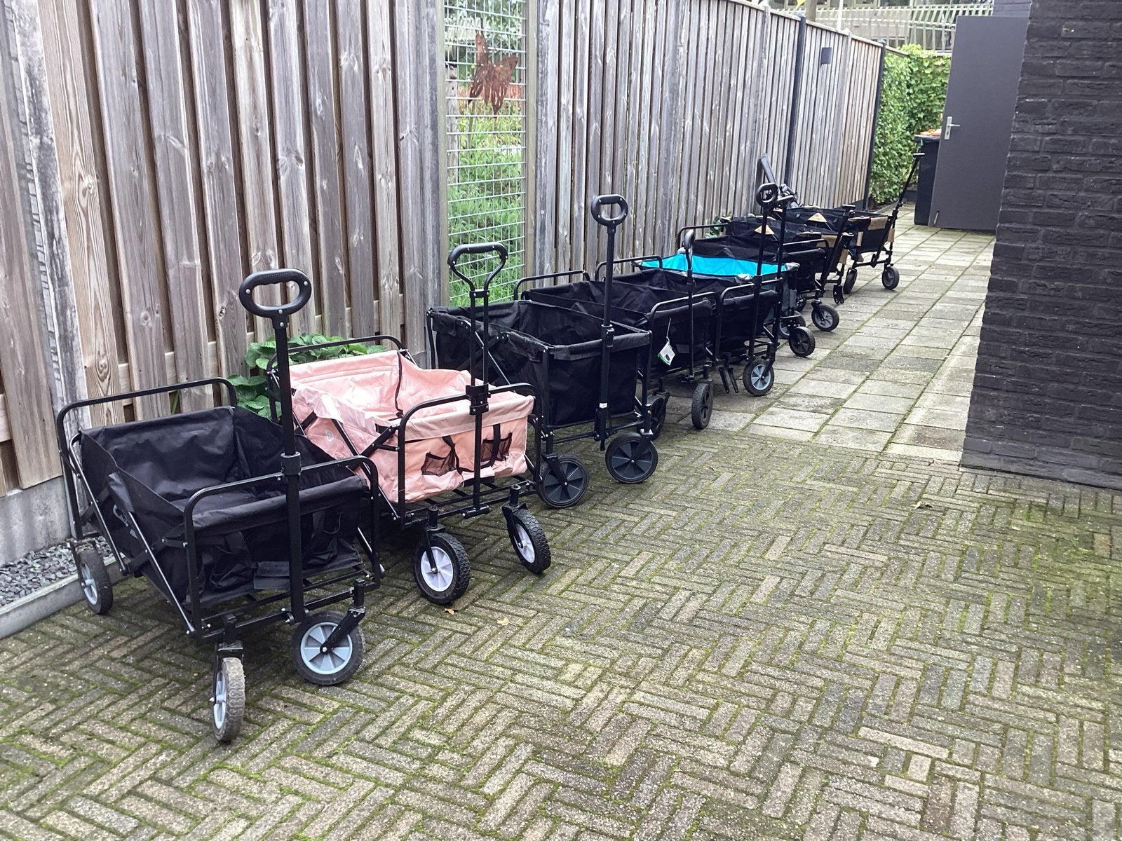 Diverse bolderkarren met gebreken., Ophalen of Verzenden, Opvouwbaar, Gebruikt