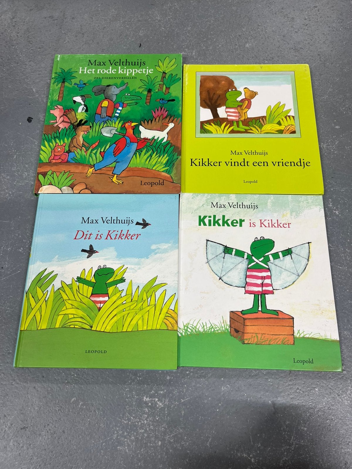 4 Max Velthuijs boeken, Ophalen of Verzenden, Nieuw, Fictie algemeen