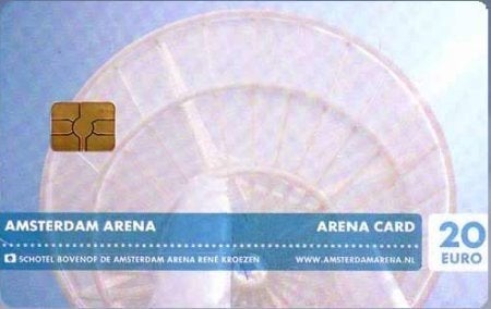 ArenA kaart A083.02 Arenatoren en blauwe balk - dof gebruikt, Ophalen of Verzenden, Nederland