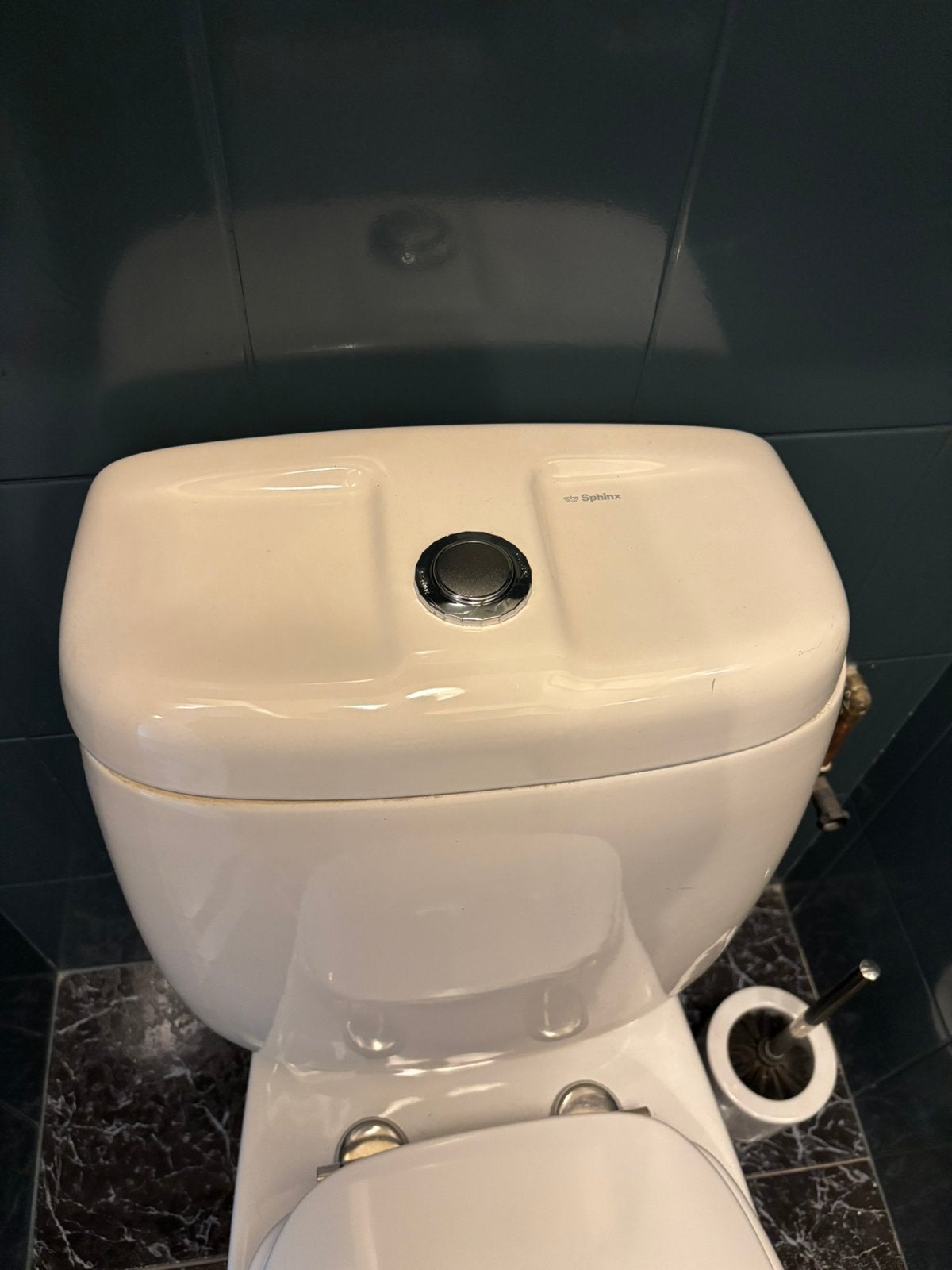 Sphinx Toilet met stortbak, Ophalen, Zo goed als nieuw, Toilet
