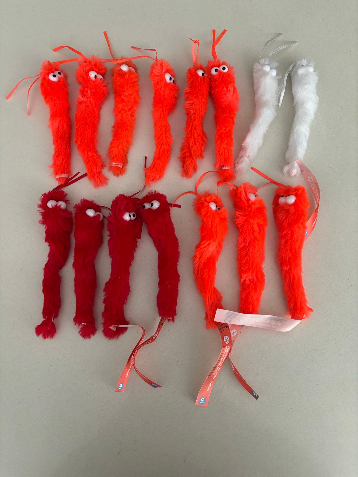 Albert Heijn AH Beesie Oranje Rood Wit Knuffels, Overige typen, Ophalen of Verzenden, Meerkleurig, Klein (minder dan 20 cm)