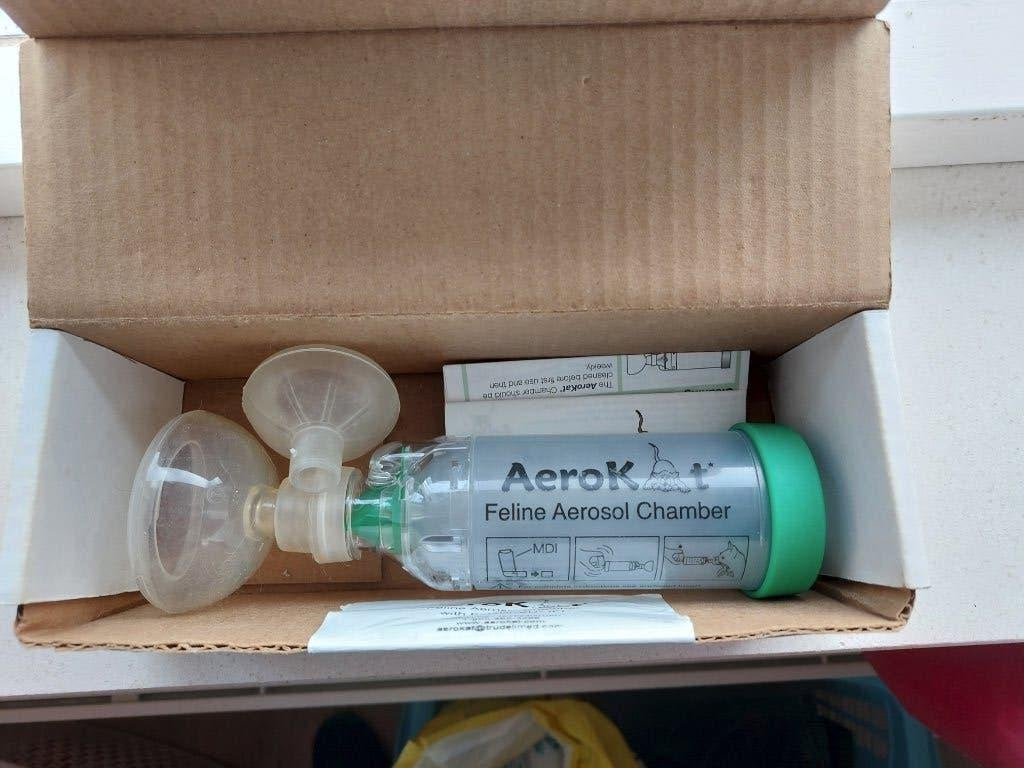 Aerokat inhalator, Ophalen of Verzenden, Gebruikt