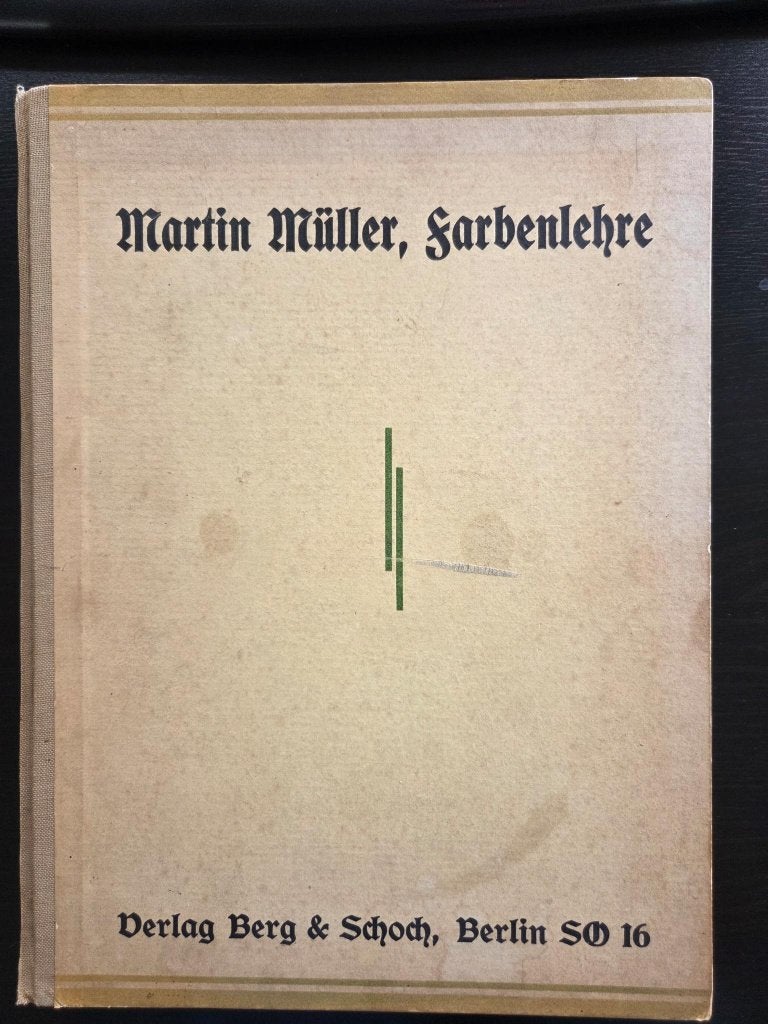 Farbenlehre, Martin Müller Duitstalig, Ophalen of Verzenden, Martin Müller