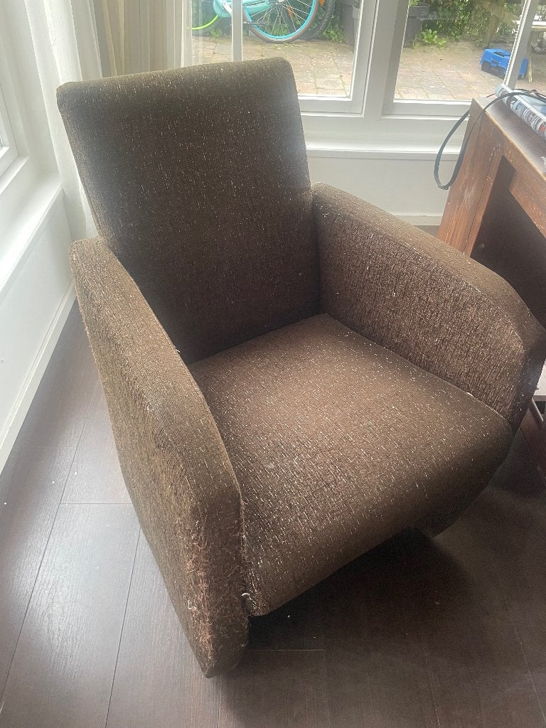 Eetkamer stoelen, Ophalen, Gebruikt, Bruin, Vier