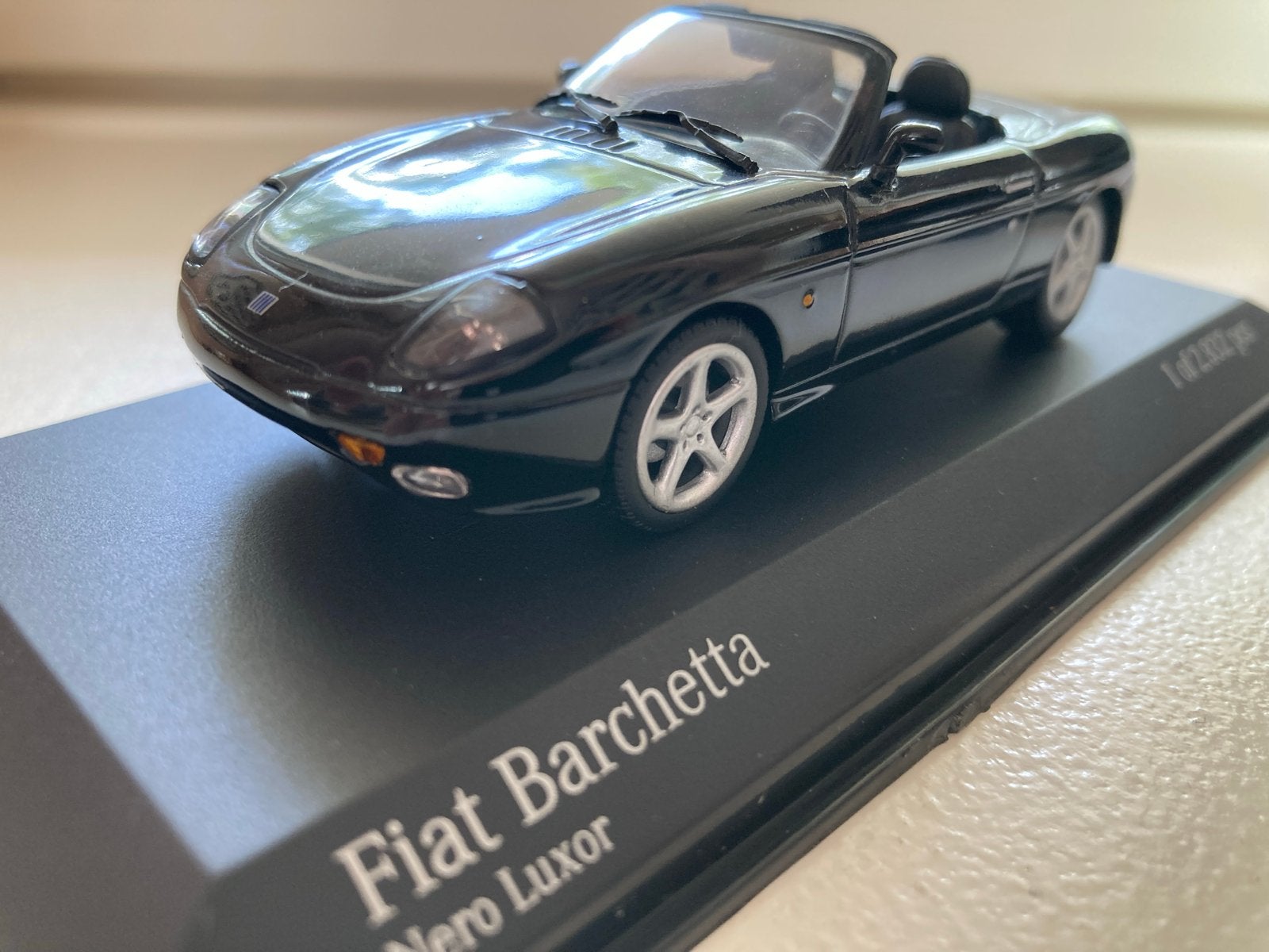 Minichamps Fiat Barchetta 1/43 Gelimiteerde Oplage Nieuw, Hobby en Vrije tijd, Ophalen of Verzenden, Nieuw, Auto, MiniChamps