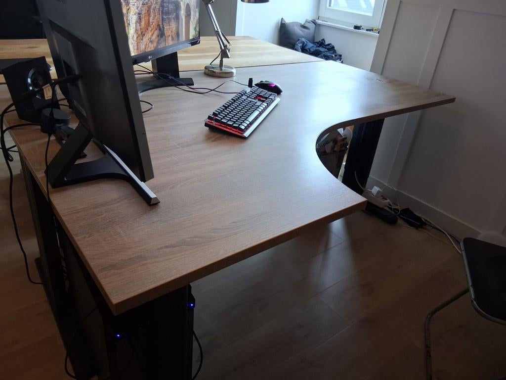 Hoekbureau, Huis en Inrichting, Bureaus, Ophalen, Gebruikt