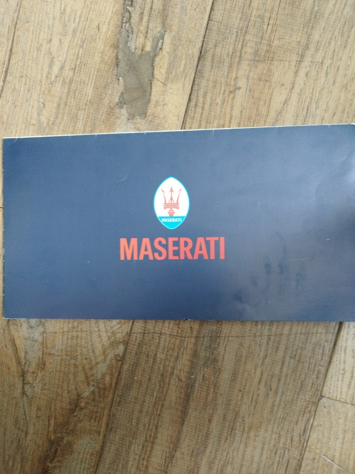 Maserati Indy Ghibli Mexico brochure 1973 Engels Italiaans, Gelezen, Maserati, Ophalen of Verzenden, Overige merken