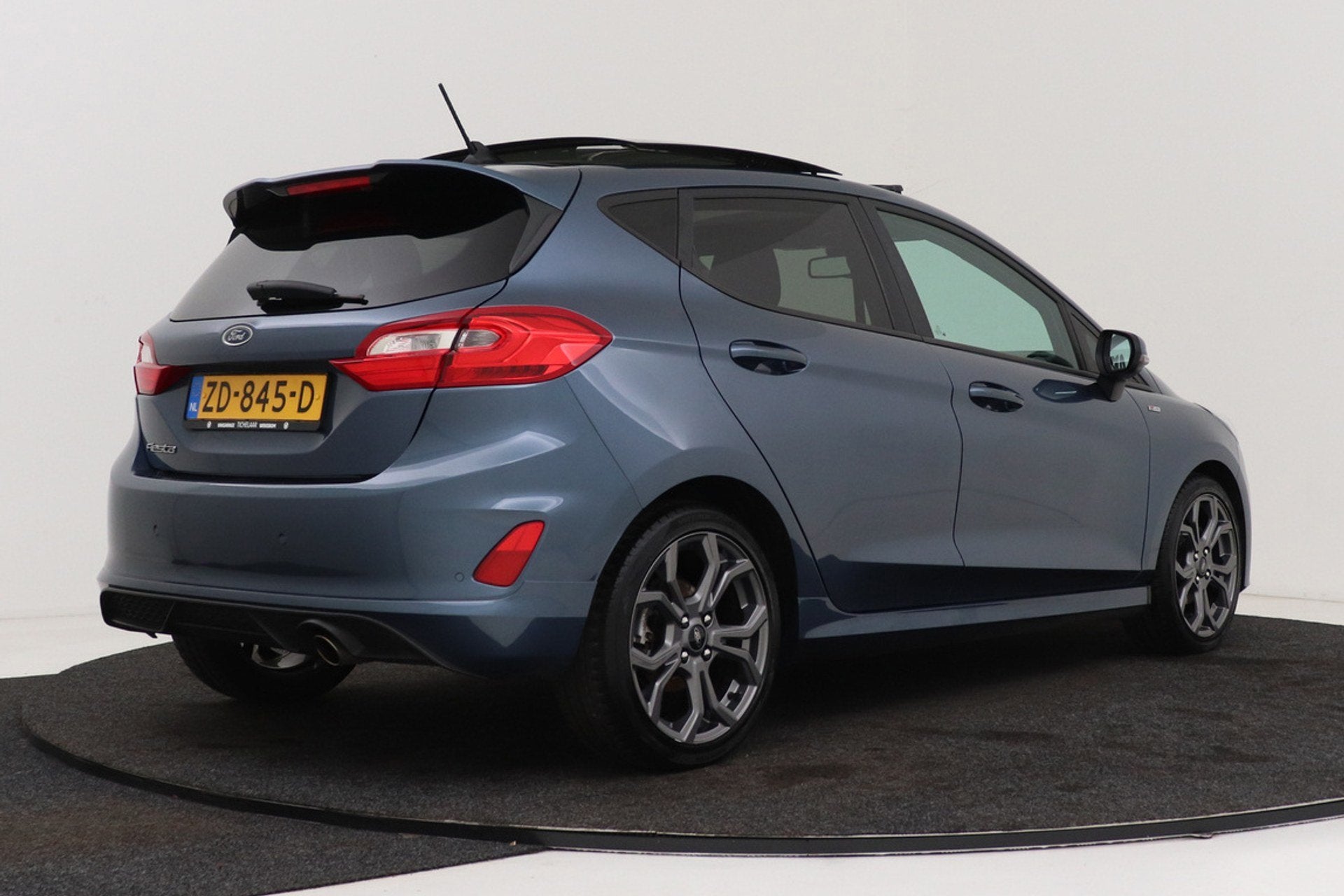 Ford Fiesta 1.0 EcoBoost ST-Line | Nwe Distr. | Org NL | Pan, Stof, Gebruikt, 1064 kg, Blauw