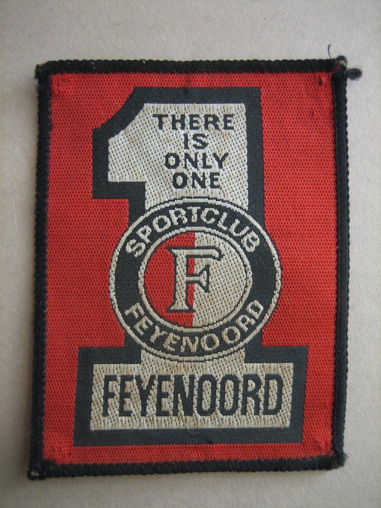 Oude patch voetbalclub / sportclub Feyenoord Rotterdam, Verzamelen, Sportartikelen en Voetbal, Ophalen of Verzenden, Gebruikt