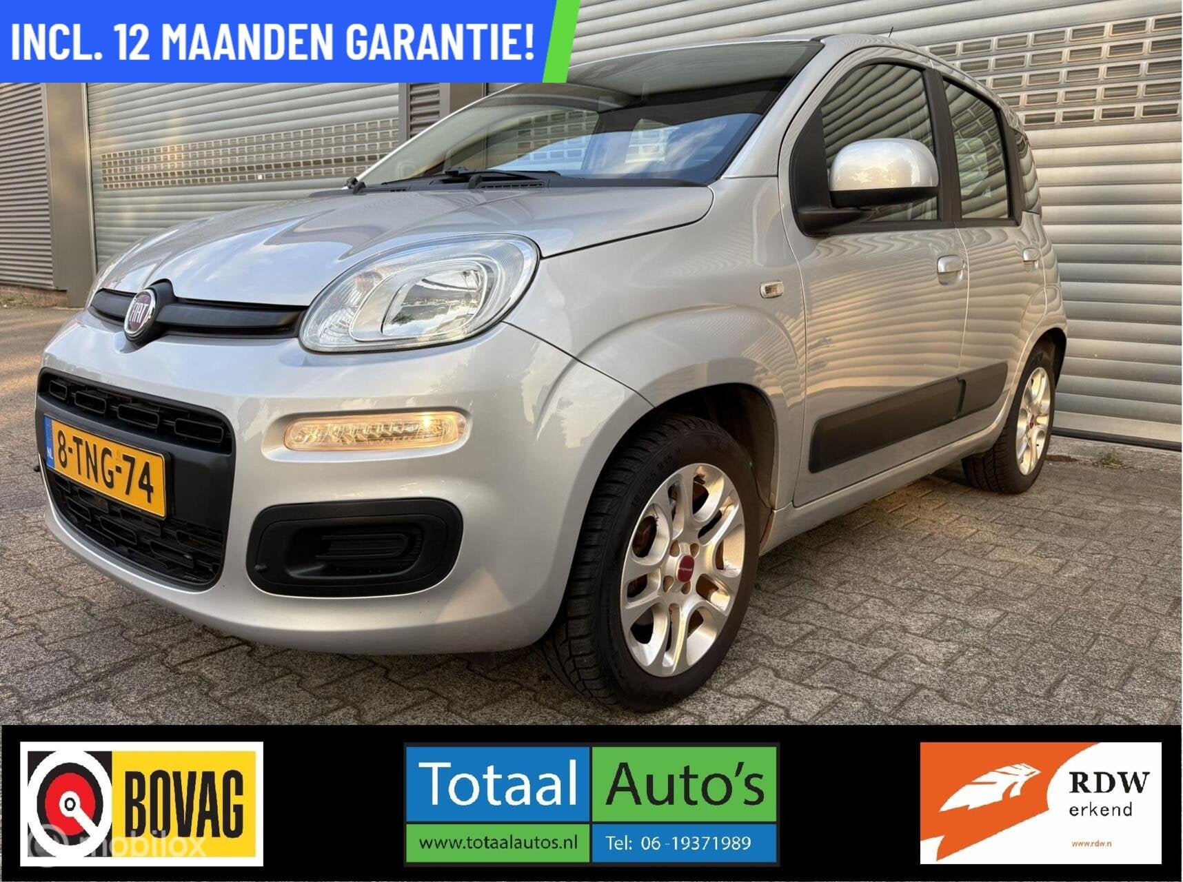 Fiat Panda 0.9 TwinAir Edizione*P-sens*Airco*Verwarmde Voorr, Auto's, Euro 6, Panda, Origineel Nederlands, Bedrijf