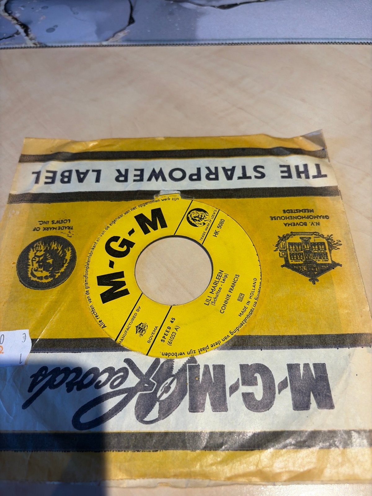Connie Francis - Lili Marleen (M-G-M Records), Gebruikt, Pop, 7 inch, Ophalen of Verzenden
