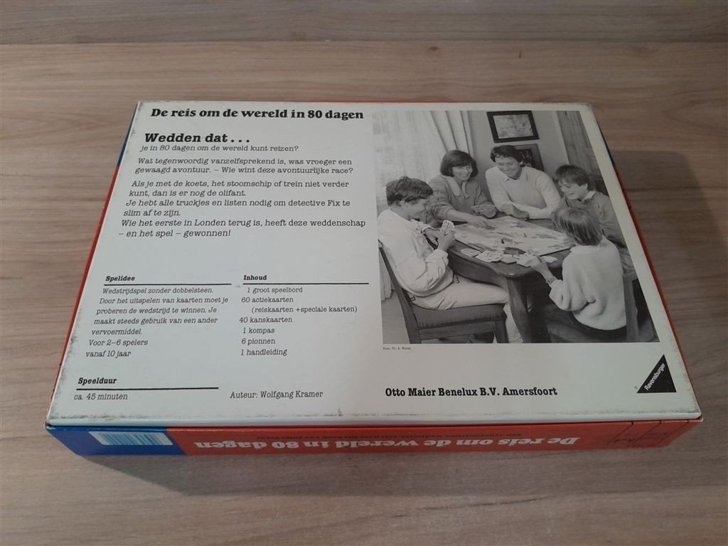 de reis om de wereld in 80 dagen - s5849, Hobby en Vrije tijd, Gezelschapsspellen | Bordspellen, Verzenden, Zo goed als nieuw