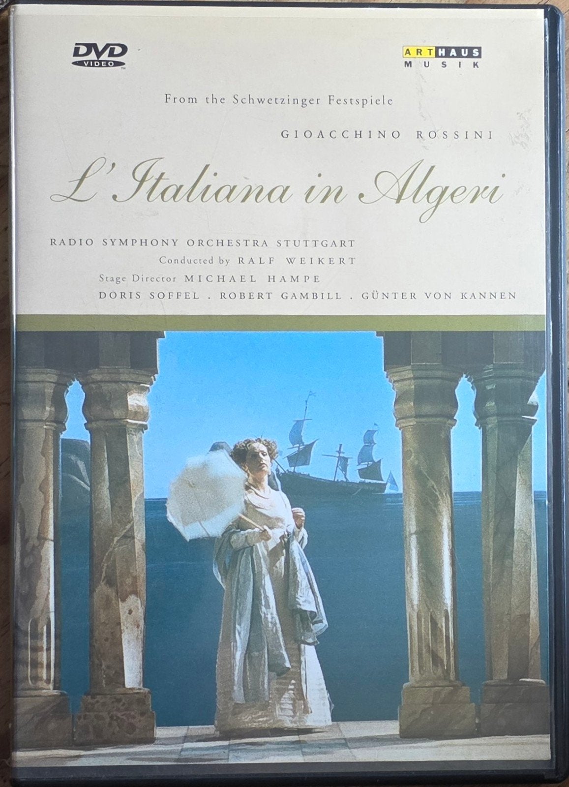 L'Italiana in Algeri - Rossini Opera DVD, Alle leeftijden, Duits, Ophalen of Verzenden, Zo goed als nieuw