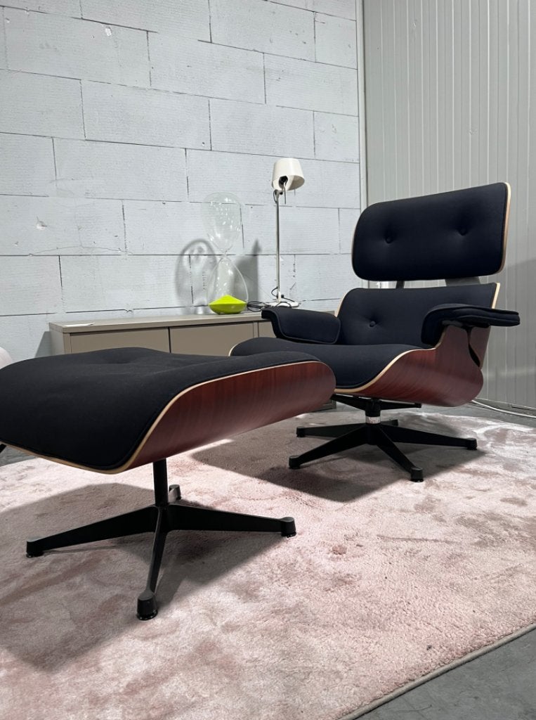 Vitra Lounge Chair +Ottoman Limited Edition 2016 Black Twill, Vitra, Nieuw, Ophalen of Verzenden, Vitra