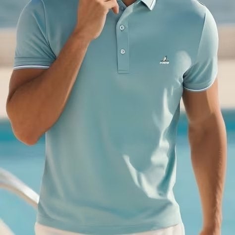 nieuwe polo korte mouw, Kleding | Heren, Polo's, Verzenden, Nieuw, Maat 56/58 (XL), Blauw