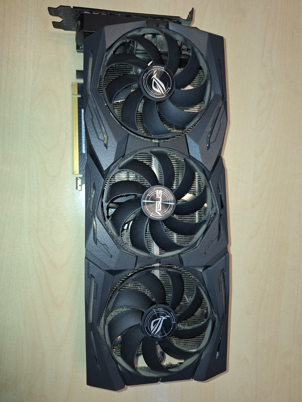 (defect) ASUS ROG STRIX RTX2080T-O11G-GAMING Videokaart, Computers en Software, PCI-Express 3, Gebruikt, GDDR6, Ophalen of Verzenden