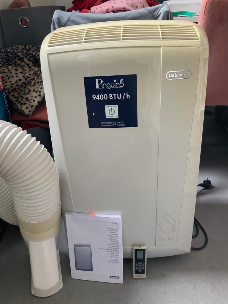 Te koop Delonghi Pinguino PAC N81 Mobiele Airco, Witgoed en Apparatuur, Airco's, Ophalen, Gebruikt, Ventileren, 3 snelheden of meer