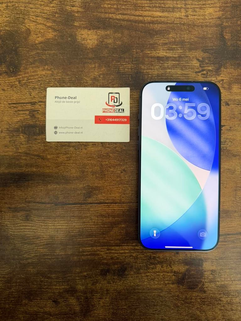 iPhone 17 pro max 256 gb nieuwstaat factuur + Garantie, 256 GB, Apple, Apple, Zwart