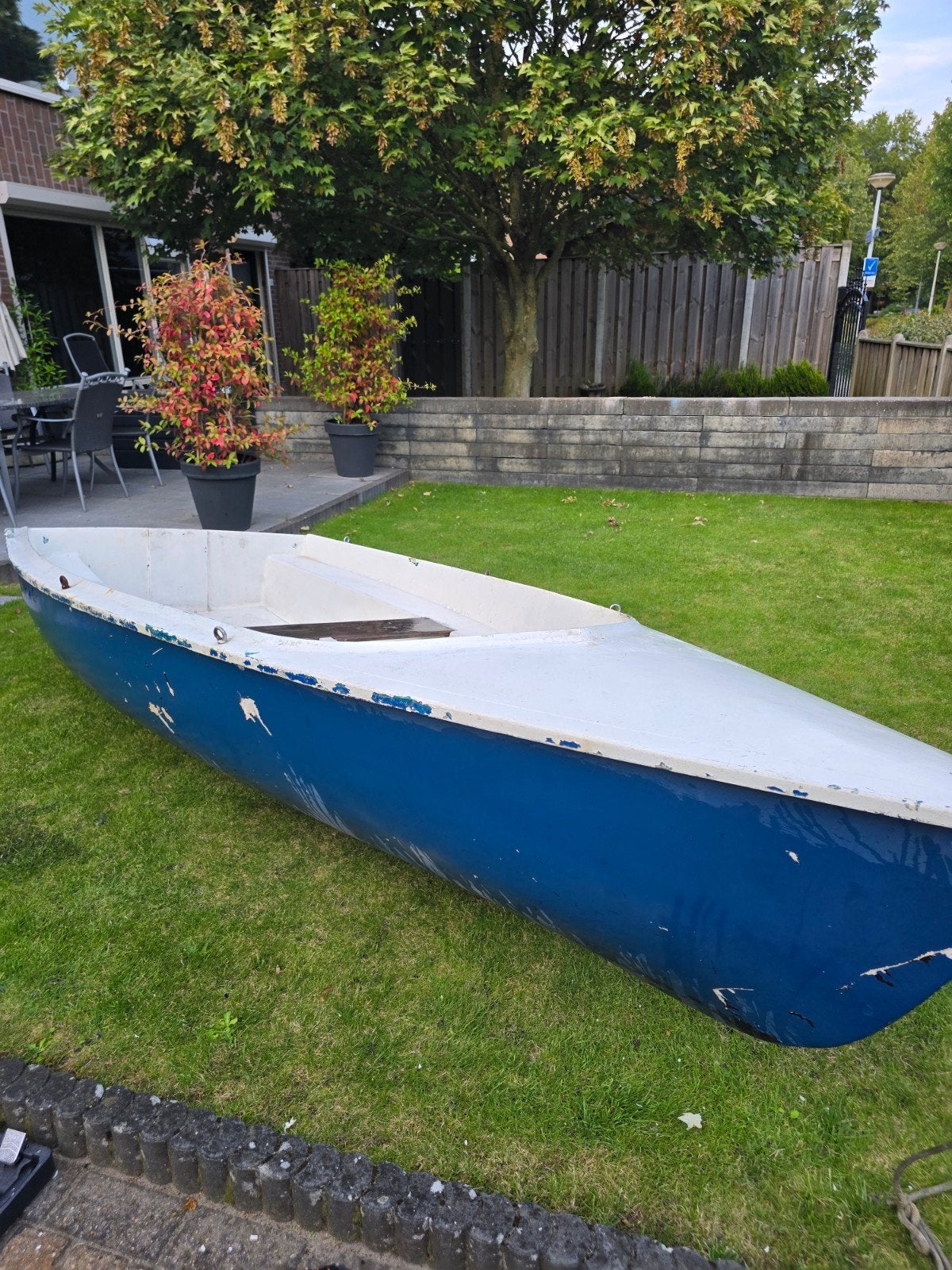 Kleine boot met Johnson 4.0 buitenboordmotor, Ophalen, Gebruikt, Motor en Techniek, Motorboot