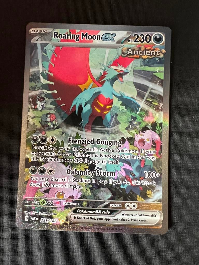 Pokemon Roaring Moon EX 251/162 PAR, Ophalen of Verzenden, Zo goed als nieuw