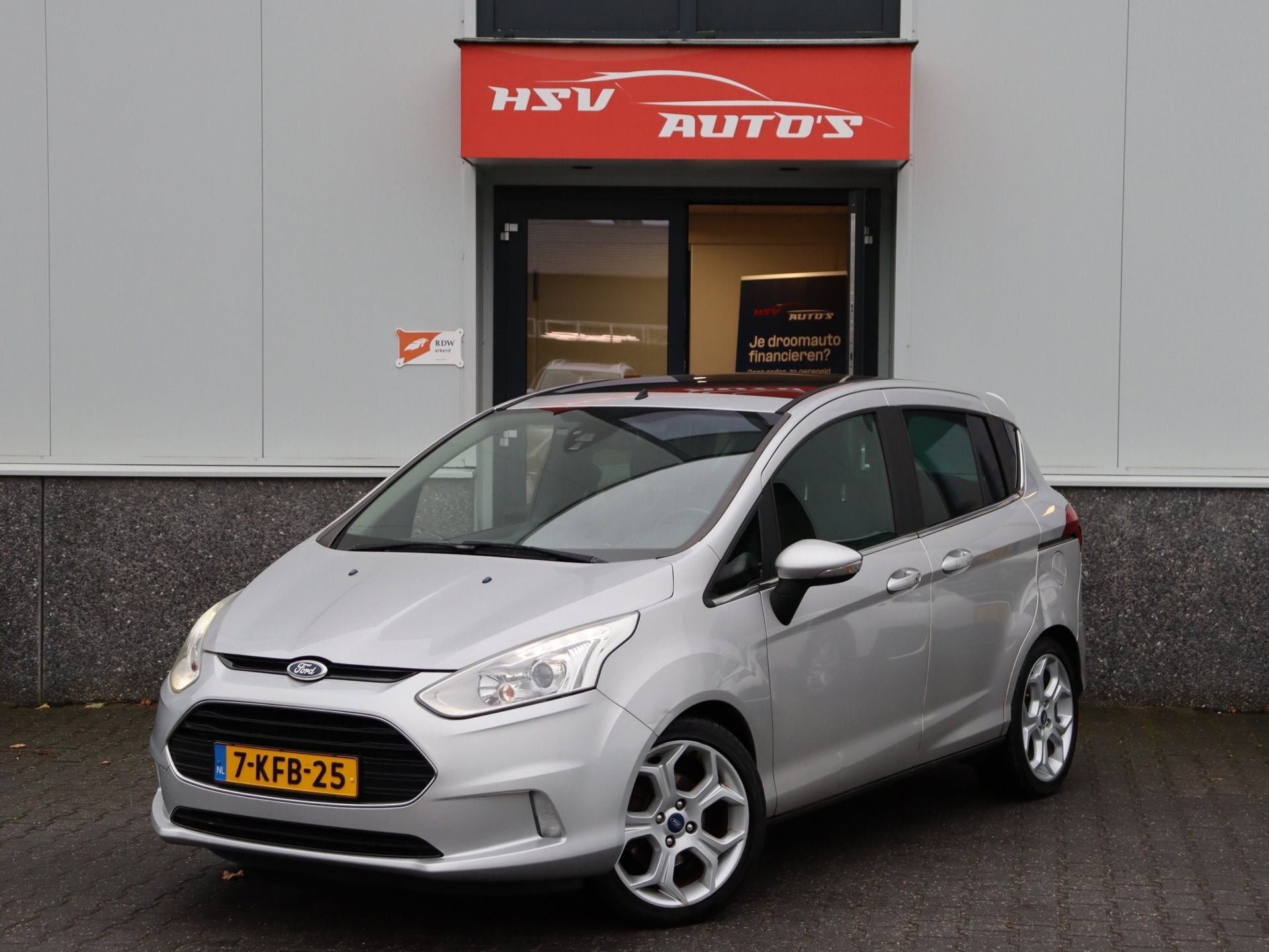 Ford B-Max 1.0 EcoBoost Titanium navi LM airco org NL, Voorwielaandrijving, Euro 5, 101 pk, Gebruikt