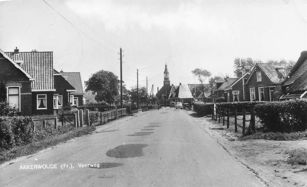 703-042-039 Akkerwoude (Fr.) Voorweg, Verzenden, Voor 1920, Friesland
