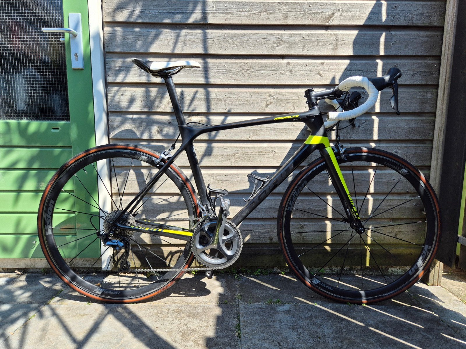 Giant TCR Advanced Pro 1 ML Racefiets, Fietsen en Brommers, Fietsen | Racefietsen, Gebruikt, Carbon, Velgrem, Meer dan 20 versnellingen