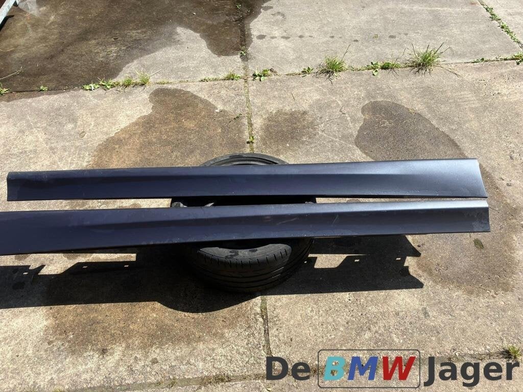 Sideskirt set grijs BMW 3-serie E90 E91 51777062297, Gebruikt, Ophalen of Verzenden, BMW, BMW