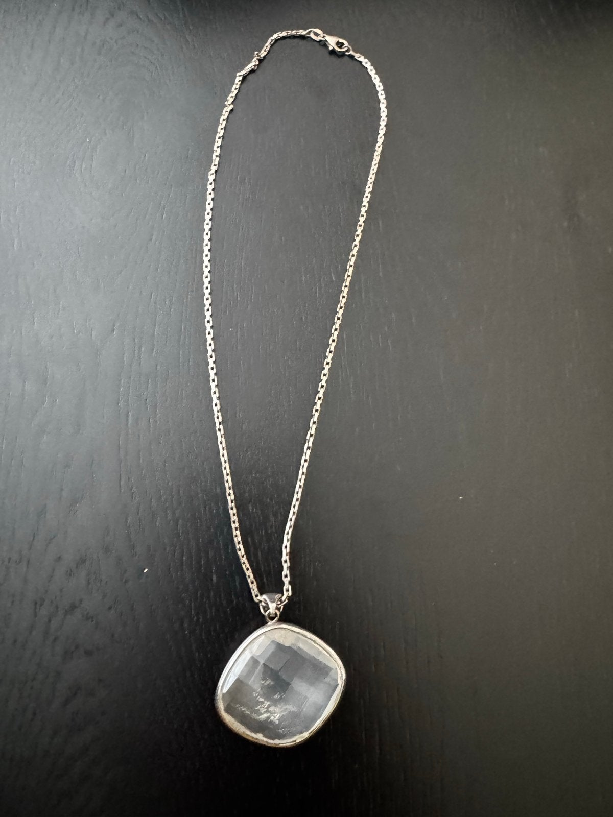 925 Zilveren Ketting met  zilver (925) Hanger, Ophalen of Verzenden, Gebruikt, Zilver, Met hanger