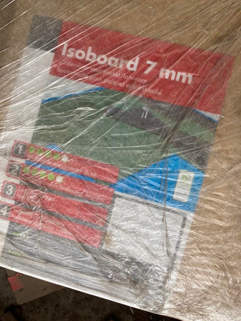 5 pak Ondervloer Plaat, Isoboard, Isoline, 7mm dik, 10,03m2, Ophalen, Overige materialen, 30 cm of meer, 50 tot 150 cm